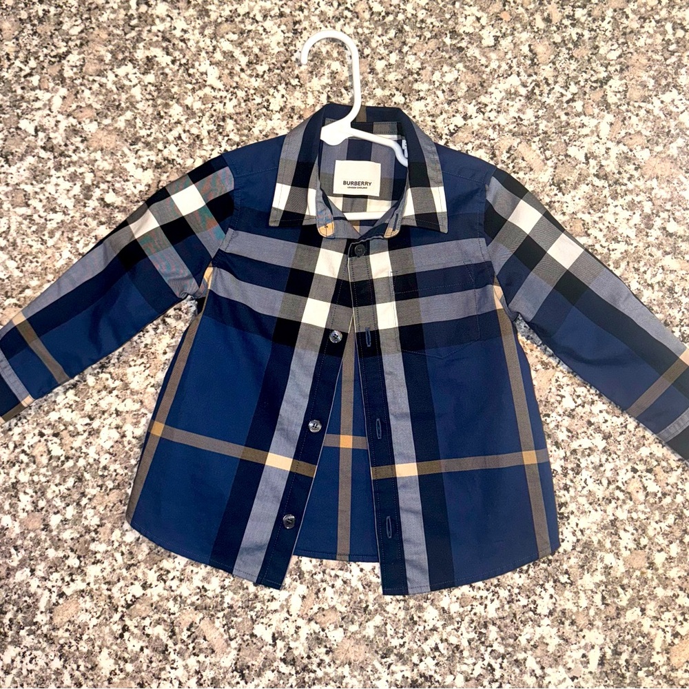 12m Burberry shirt